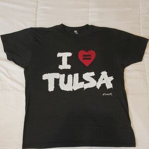 Black 'I Love Tulsa Equality' T-Shirt